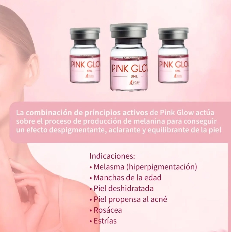 Aplicación de Pink Glow en La Serena