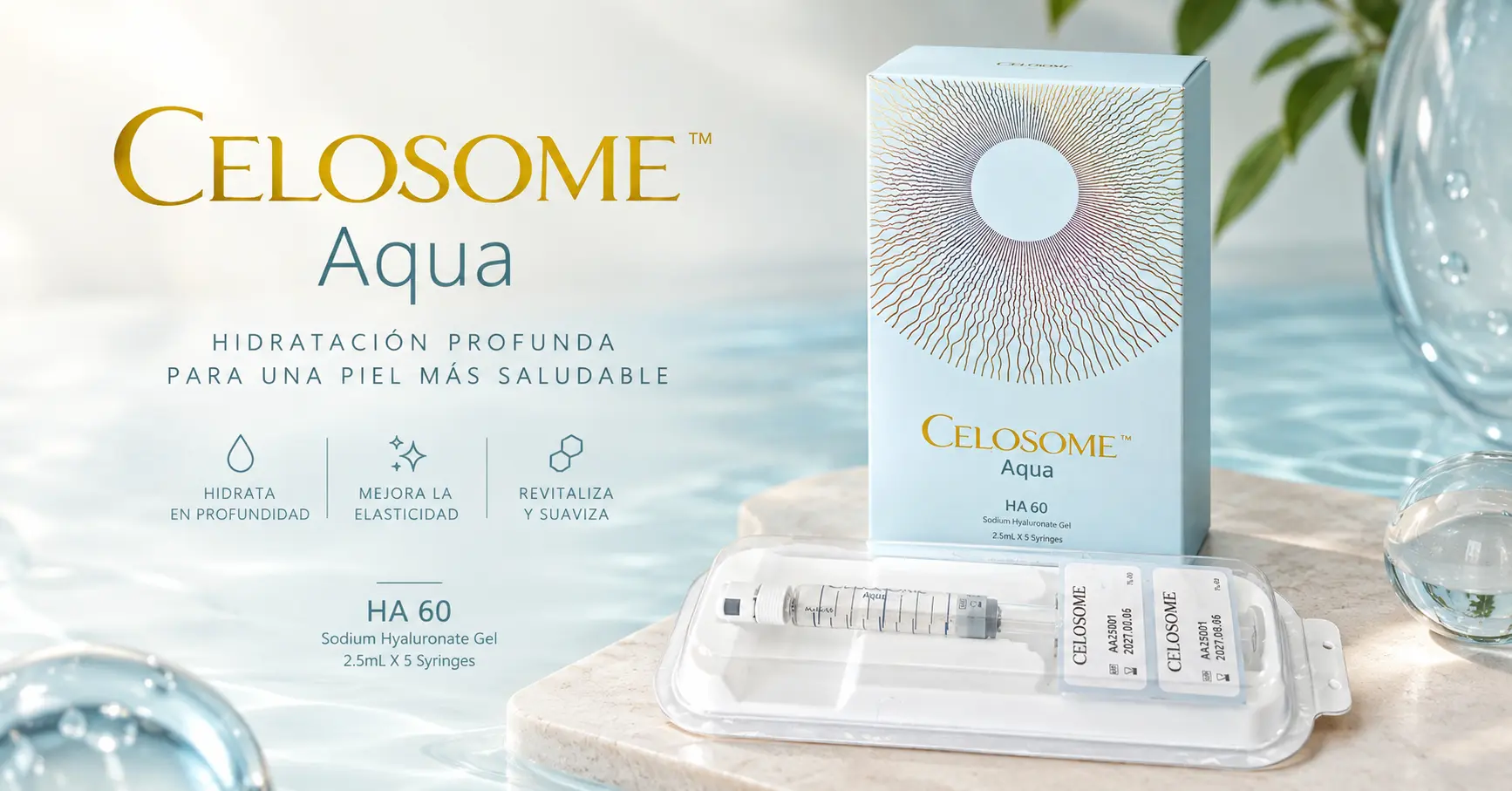Skinbooster La Serena | Celosome Aqua — Hidratación Profunda sin Volumen